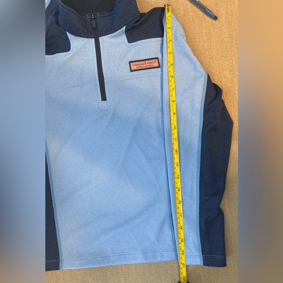 NWT Boys Vineyard Vines Performance Mesh LS Shep Shirt 1/4 Zip Small (8-10) - Picture 6 of 8